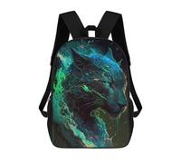 sinyumoney Sac À Dos Scolaire Imprimé En 3D Pour Enfants Cougar Whimsical, Grande Capacité, Idéal Pour Les Voyages, Tendance Et Décontracté 17inch