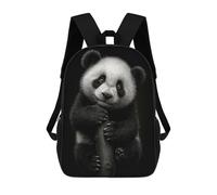 sinyumoney Sac À Dos Scolaire Imprimé En 3D Pour Enfants Cute Panda Bear Portrait, Grande Capacité, Idéal Pour Les Voyages, Tendance Et Décontracté 17inch
