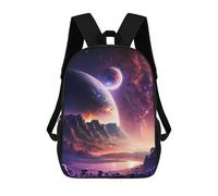 sinyumoney Sac À Dos Scolaire Imprimé En 3D Pour Enfants Dawn Of Infinity Galaxy Grande Capacité, Sac De Voyage, Sac À Dos Tendance Pour Enfants, Sac À Dos Décontracté 17inch