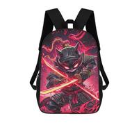 sinyumoney Sac À Dos Scolaire Imprimé En 3D Pour Enfants Devon Rex Cat Samurai Warrior Animal, Sac À Dos De Voyage Haute Capacité Pour Enfants, Sac À Livres, Sac D'école 17inch