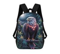 sinyumoney Sac À Dos Scolaire Imprimé En 3D Pour Enfants Eagle in The Twilight Sac À Dos Scolaire Pour Enfants, Sac De Voyage, Sac À Livres Tendance, Grand Sac À Dos De Grande Capacité 17inch