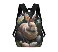 sinyumoney Sac À Dos Scolaire Imprimé En 3D Pour Enfants Easter Bunny I Sac À Dos Scolaire Pour Enfants, Sac De Voyage, Sac À Livres Tendance, Grand Sac À Dos De Grande Capacité 17inch