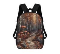 sinyumoney Sac À Dos Scolaire Imprimé En 3D Pour Enfants Enchanted Autumn Path, Sac À Dos De Voyage Haute Capacité Pour Enfants, Sac À Livres, Sac D'école 17inch