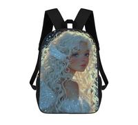 sinyumoney Sac À Dos Scolaire Imprimé En 3D Pour Enfants Enchanted Celestial Angel, Sac À Dos De Voyage Haute Capacité Pour Enfants, Sac À Livres, Sac D'école 17inch