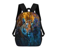 sinyumoney Sac À Dos Scolaire Imprimé En 3D Pour Enfants Enchanted Tiger Portrait -2 Sacs À Livres, Sacs De Voyage Scolaires Grande Capacité Pour Enfants/étudiants/adultes 17inch