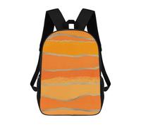 sinyumoney Sac À Dos Scolaire Imprimé En 3D Pour Enfants Expressive Collage 3 Sacs À Livres, Sacs De Voyage Scolaires Grande Capacité Pour Enfants/étudiants/adultes 17inch