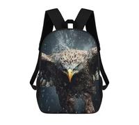sinyumoney Sac À Dos Scolaire Imprimé En 3D Pour Enfants Flying Eagle in Wild Grande Capacité, Sac De Voyage, Sac À Dos Tendance Pour Enfants, Sac À Dos Décontracté 17inch