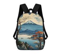 sinyumoney Sac À Dos Scolaire Imprimé En 3D Pour Enfants Fuji Japan Blossom Mount, Grande Capacité, Idéal Pour Les Voyages, Tendance Et Décontracté 17inch