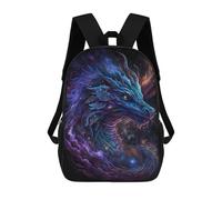 sinyumoney Sac À Dos Scolaire Imprimé En 3D Pour Enfants Galactic Dragon Art Print-7, Sac À Dos De Voyage Haute Capacité Pour Enfants, Sac À Livres, Sac D'école 17inch