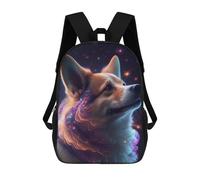 sinyumoney Sac À Dos Scolaire Imprimé En 3D Pour Enfants Galaxy Shiba Inu Doge Sac À Dos Scolaire Pour Enfants, Sac De Voyage, Sac À Livres Tendance, Grand Sac À Dos De Grande Capacité 17inch