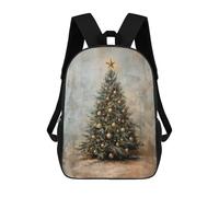 sinyumoney Sac À Dos Scolaire Imprimé En 3D Pour Enfants Golden Christmas Tree Sacs À Livres, Sacs De Voyage Scolaires Grande Capacité Pour Enfants/étudiants/adultes 17inch