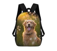 sinyumoney Sac À Dos Scolaire Imprimé En 3D Pour Enfants Golden Retriever Style 8 Sacs À Livres, Sacs De Voyage Scolaires Grande Capacité Pour Enfants/étudiants/adultes 17inch