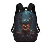 sinyumoney Sac À Dos Scolaire Imprimé En 3D Pour Enfants Halloween VI Sac À Dos Scolaire Pour Enfants, Sac De Voyage, Sac À Livres Tendance, Grand Sac À Dos De Grande Capacité 17inch