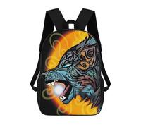 sinyumoney Sac À Dos Scolaire Imprimé En 3D Pour Enfants Hati The Moon Devourer Sacs À Livres, Sacs De Voyage Scolaires Grande Capacité Pour Enfants/étudiants/adultes 17inch