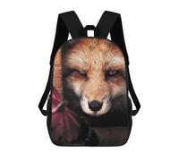 sinyumoney Sac À Dos Scolaire Imprimé En 3D Pour Enfants Hiding Fox And Butterfly Sac À Dos Scolaire Pour Enfants, Sac De Voyage, Sac À Livres Tendance, Grand Sac À Dos De Grande Capacité 17inch