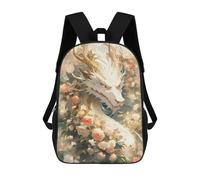 sinyumoney Sac À Dos Scolaire Imprimé En 3D Pour Enfants Japanese Dragon Anime Art Grande Capacité, Sac De Voyage, Sac À Dos Tendance Pour Enfants, Sac À Dos Décontracté 17inch