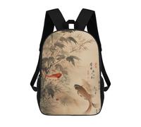 sinyumoney Sac À Dos Scolaire Imprimé En 3D Pour Enfants Japanese Fish 4 Sac À Dos Scolaire Pour Enfants, Sac De Voyage, Sac À Livres Tendance, Grand Sac À Dos De Grande Capacité 17inch