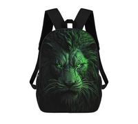 sinyumoney Sac À Dos Scolaire Imprimé En 3D Pour Enfants Lion Black Animals Sac À Dos Scolaire Pour Enfants, Sac De Voyage, Sac À Livres Tendance, Grand Sac À Dos De Grande Capacité 17inch
