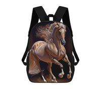 sinyumoney Sac À Dos Scolaire Imprimé En 3D Pour Enfants Lusitano Horse, Grande Capacité, Idéal Pour Les Voyages, Tendance Et Décontracté 17inch