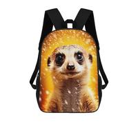 sinyumoney Sac À Dos Scolaire Imprimé En 3D Pour Enfants Meerkat Lighting Sacs À Livres, Sacs De Voyage Scolaires Grande Capacité Pour Enfants/étudiants/adultes 17inch