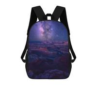 sinyumoney Sac À Dos Scolaire Imprimé En 3D Pour Enfants Milky Way Grande Capacité, Sac De Voyage, Sac À Dos Tendance Pour Enfants, Sac À Dos Décontracté 17inch