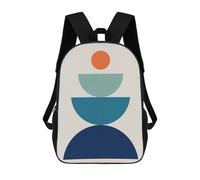 sinyumoney Sac À Dos Scolaire Imprimé En 3D Pour Enfants Minimalist Lines 28 Sac À Dos Scolaire Pour Enfants, Sac De Voyage, Sac À Livres Tendance, Grand Sac À Dos De Grande Capacité 17inch