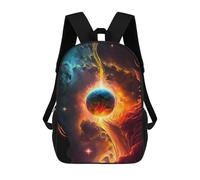 sinyumoney Sac À Dos Scolaire Imprimé En 3D Pour Enfants Molten Celestial Event, Sac À Dos De Voyage Haute Capacité Pour Enfants, Sac À Livres, Sac D'école 17inch