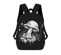 sinyumoney Sac À Dos Scolaire Imprimé En 3D Pour Enfants Mushroom Drawing Sacs À Livres, Sacs De Voyage Scolaires Grande Capacité Pour Enfants/étudiants/adultes 17inch