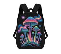 sinyumoney Sac À Dos Scolaire Imprimé En 3D Pour Enfants Mushroom Garden Sac À Dos Scolaire Pour Enfants, Sac De Voyage, Sac À Livres Tendance, Grand Sac À Dos De Grande Capacité 17inch