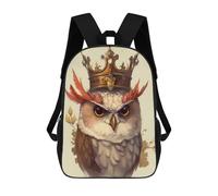 sinyumoney Sac À Dos Scolaire Imprimé En 3D Pour Enfants Owl Supernaturalism Sacs À Livres, Sacs De Voyage Scolaires Grande Capacité Pour Enfants/étudiants/adultes 17inch