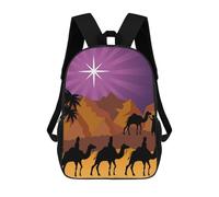 sinyumoney Sac À Dos Scolaire Imprimé En 3D Pour Enfants Palm Tree Beach Sacs À Livres, Sacs De Voyage Scolaires Grande Capacité Pour Enfants/étudiants/adultes 17inch