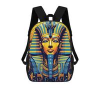 sinyumoney Sac À Dos Scolaire Imprimé En 3D Pour Enfants Pharaoh Ramses II Sacs À Livres, Sacs De Voyage Scolaires Grande Capacité Pour Enfants/étudiants/adultes 17inch