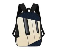 sinyumoney Sac À Dos Scolaire Imprimé En 3D Pour Enfants Piano Keys Perspective, Grande Capacité, Idéal Pour Les Voyages, Tendance Et Décontracté 17inch
