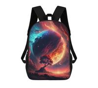 sinyumoney Sac À Dos Scolaire Imprimé En 3D Pour Enfants Planetary Harmony A Cosmic Dance of Colors, Grande Capacité, Idéal Pour Les Voyages, Tendance Et Décontracté 17inch