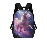 sinyumoney Sac À Dos Scolaire Imprimé En 3D Pour Enfants Purple Space Dog Sacs À Livres, Sacs De Voyage Scolaires Grande Capacité Pour Enfants/étudiants/adultes 17inch