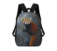 sinyumoney Sac À Dos Scolaire Imprimé En 3D Pour Enfants Red Panda on Branch, Grande Capacité, Idéal Pour Les Voyages, Tendance Et Décontracté 17inch