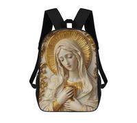 sinyumoney Sac À Dos Scolaire Imprimé En 3D Pour Enfants Saint Mary Magdalene Sac À Dos Scolaire Pour Enfants, Sac De Voyage, Sac À Livres Tendance, Grand Sac À Dos De Grande Capacité 17inch