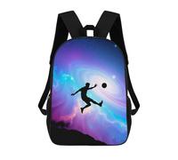 sinyumoney Sac À Dos Scolaire Imprimé En 3D Pour Enfants Soccer Player in Space, Grande Capacité, Idéal Pour Les Voyages, Tendance Et Décontracté 17inch