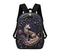 sinyumoney Sac À Dos Scolaire Imprimé En 3D Pour Enfants Steampunk Fox Art, Sac À Dos De Voyage Haute Capacité Pour Enfants, Sac À Livres, Sac D'école 17inch