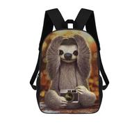 sinyumoney Sac À Dos Scolaire Imprimé En 3D Pour Enfants THE PHOTOGRAPHER, Grande Capacité, Idéal Pour Les Voyages, Tendance Et Décontracté 17inch