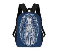 sinyumoney Sac À Dos Scolaire Imprimé En 3D Pour Enfants The Virgin Mary Sac À Dos Scolaire Pour Enfants, Sac De Voyage, Sac À Livres Tendance, Grand Sac À Dos De Grande Capacité 17inch