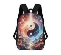 sinyumoney Sac À Dos Scolaire Imprimé En 3D Pour Enfants Torii Gate Yin And Yang Sac À Dos Scolaire Pour Enfants, Sac De Voyage, Sac À Livres Tendance, Grand Sac À Dos De Grande Capacité 17inch