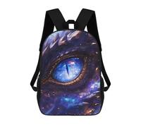 sinyumoney Sac À Dos Scolaire Imprimé En 3D Pour Enfants Universe Cosmic Dragon Eye Grande Capacité, Sac De Voyage, Sac À Dos Tendance Pour Enfants, Sac À Dos Décontracté 17inch