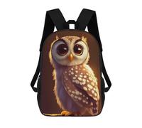 sinyumoney Sac À Dos Scolaire Imprimé En 3D Pour Enfants Whispering Woods The Enchanted Owl Sacs À Livres, Sacs De Voyage Scolaires Grande Capacité Pour Enfants/étudiants/adultes 17inch