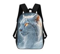 sinyumoney Sac À Dos Scolaire Imprimé En 3D Pour Enfants White Tiger in Snow, Grande Capacité, Idéal Pour Les Voyages, Tendance Et Décontracté 17inch