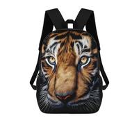 sinyumoney Sac À Dos Scolaire Imprimé En 3D Pour Enfants Wild Tiger Portrait -9, Sac À Dos De Voyage Haute Capacité Pour Enfants, Sac À Livres, Sac D'école 17inch