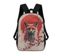sinyumoney Sac À Dos Scolaire Imprimé En 3D Red Fox And Cherry Blossoms Livre 17inch Sacs À Dos Tendance Grande Capacité Sacs À Dos De Voyage Pour Enfants