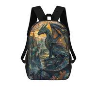sinyumoney Sac À Dos Scolaire Imprimé En 3D Stained Tail Dragon Livre 17inch Sacs À Dos Tendance Grande Capacité Sacs À Dos De Voyage Pour Enfants