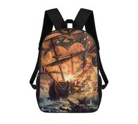 sinyumoney Sac À Dos Scolaire Imprimé En 3D The End Livre 17inch Sacs À Dos Tendance Grande Capacité Sacs À Dos De Voyage Pour Enfants