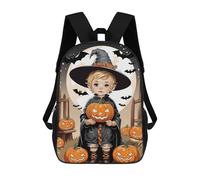 sinyumoney Sac À Dos Scolaire Little Boy Wizard Sac À Dos Scolaire Enfant Imprimé En 3D, Sac De Voyage Tendance, Sac D'école Garçon 17inch